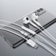 CELEBRAT earphones με μικρόφωνο E400, USB-C, 1.2m, λευκά