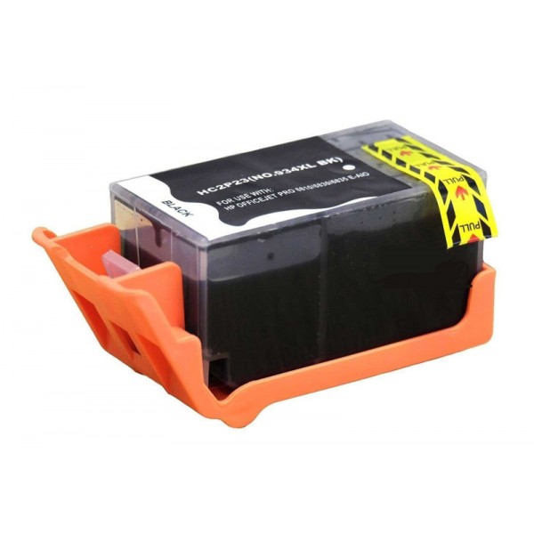 Συμβατό Inkjet για HP, 934 XL, 56.6ml, μαύρο - ink HP