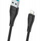 CELEBRAT καλώδιο Lightning σε USB CB-18I, 15W 2.4A, 480Mbps, 1m, μαύρο