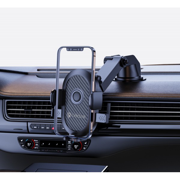 CELEBRAT βάση smartphone αυτοκινήτου HC-02 για ταμπλό, μαύρη - Σύγκριση Προϊόντων