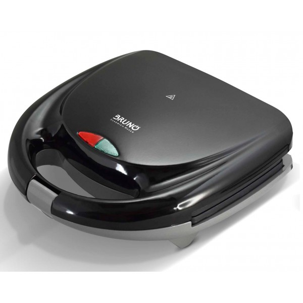 BRUNO τοστιέρα BRN-0167, 2 θέσεων, 800W, αντικολλητικές πλάκες, μαύρη - Συσκευές Ψησίματος-Μαγειρέματος