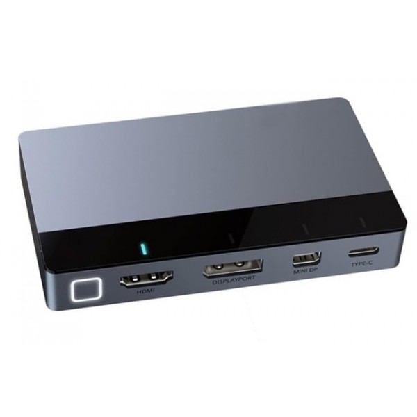 CABLETIME multi-port switch CT-PS41-GB1 σε HDMI, 4 σε 1, 4K/60Hz, γκρι - Σύγκριση Προϊόντων