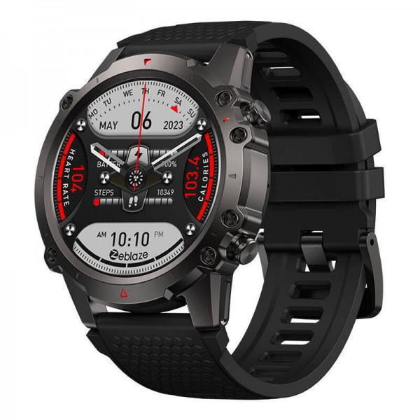 ZEBLAZE smartwatch Vibe 7 Lite, heart rate, 1.47" IPS, 3ATM/IP69K, μαύρο - Smartwatches