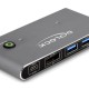 DELOCK DisplayPort KVM switch 18646 με 4x θύρες USB 5Gbps, 8K/30Hz, γκρι
