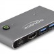 DELOCK HDMI KVM switch 18647 με 4x θύρες USB 5Gbps, 8K/30Hz, γκρι