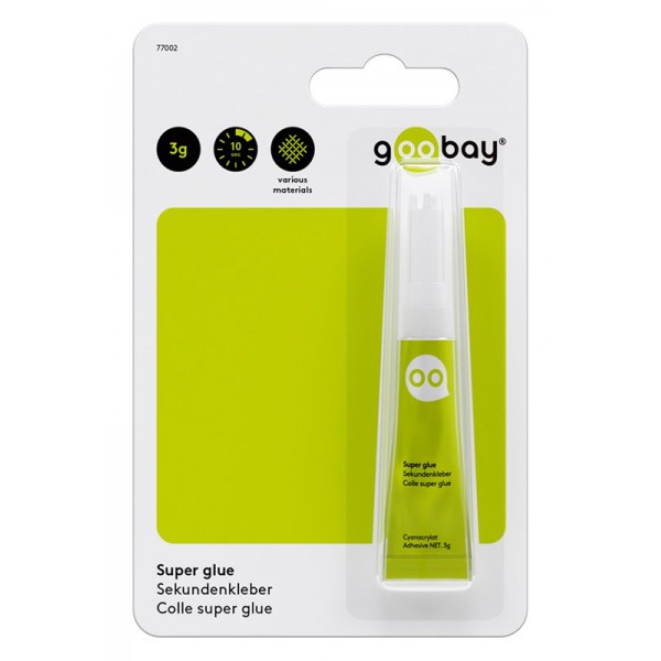 GOOBAY κόλλα Super Glue 77002, 3g - GOOBAY