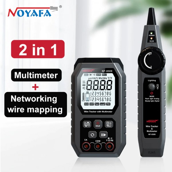 NOYAFA ψηφιακό πολύμετρο & ανιχνευτής καλωδίων NF-8509, NCV - Service & Εργαλεία