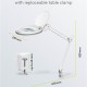GOOBAY μεγεθυντικός φακός 60361 με σφιγκτήρα, LED, 3 διόπτρες, λευκός