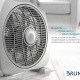 BRUNO ανεμιστήρας Box Fan BRN-0184, επιτραπέζιος/δαπέδου, 38W 32cm, γκρι