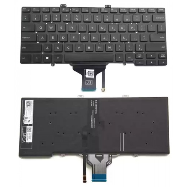 Πληκτρολόγιο για Dell Latitude 7400/5400 KEY-111 με backlight, μαύρο - Ανταλλακτικά Laptops