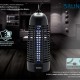 BRUNO ηλεκτρική εντομοπαγίδα BRN-0185 με UV λυχνία, 6W, μαύρη