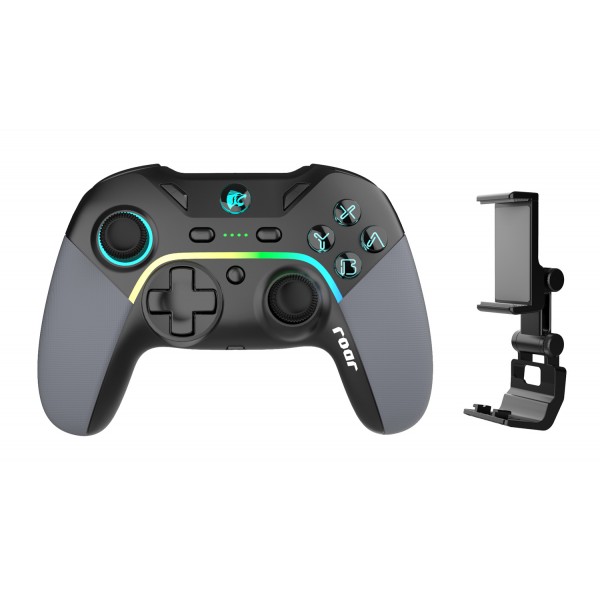 ROAR ασύρματο gamepad RR-0022, Switch/PC/iOS/Android, Bluetooth, μαύρο - Gamepad