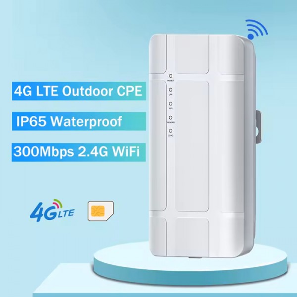 SUNCOMM outdoor 4G LTE CPE QC300K, 300Mbps Wi-Fi, 100Mbps LAN, IP65 - Modem - Router