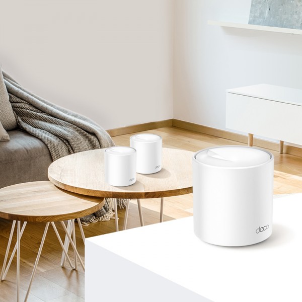 TP-LINK Home Mesh Wi-Fi System Deco X60, 5400Mbps AX5400, Ver. 3.2, 2τμχ - Access Points