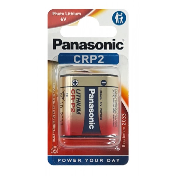 PANASONIC μπαταρία λιθίου, CRP2, 6V, 1τμχ - Panasonic