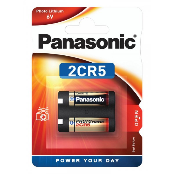 PANASONIC μπαταρία λιθίου, 2CR5, 6V, 1τμχ - Panasonic