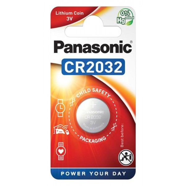 PANASONIC μπαταρία λιθίου, CR2032, 3V, 1τμχ - Panasonic