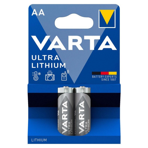 VARTA μπαταρίες λιθίου Ultra, AA, 1.5V, 2τμχ - VARTA