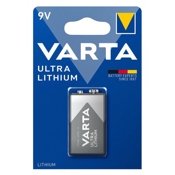 VARTA μπαταρία λιθίου Ultra, 9V, 1τμχ - VARTA