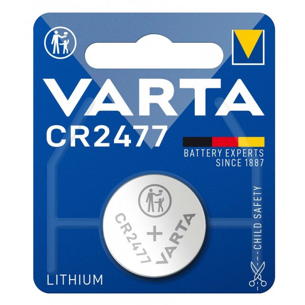 VARTA μπαταρία λιθίου, CR2477, 3V, 1τμχ - VARTA