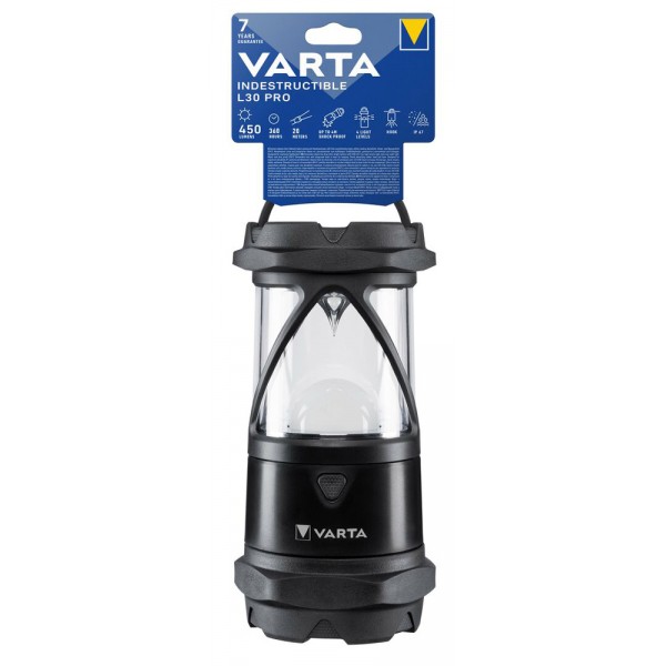 VARTA LED φορητό φανάρι Indestructible L30 Pro, 8W LED, 800lm, 1200mAh, IP65 - Φακοί