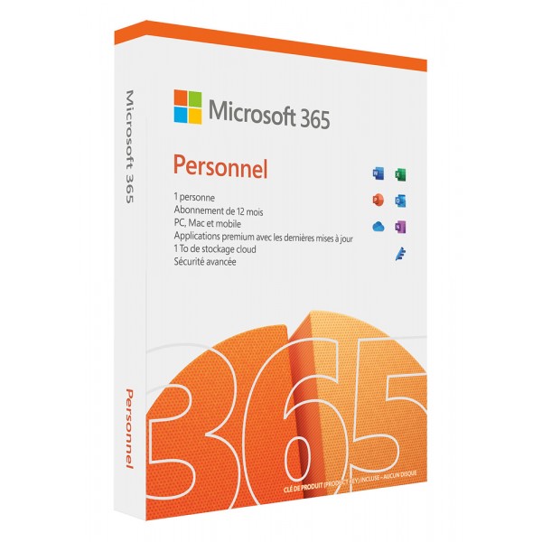 MICROSOFT Office 365 QQ2-01738, Personal, French, 1 έτος - Νέα & Ref PC