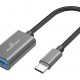 POWERTECH αντάπτορας USB-C σε USB 3.0 PTR-0146, 10 Gbps, γκρι