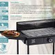 BRUNO BRN-0190 Επιδαπέδια ηλ. ψησταριά 2400W με βάση & ρυθμ.θερμοστάτη