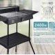 BRUNO BRN-0190 Επιδαπέδια ηλ. ψησταριά 2400W με βάση & ρυθμ.θερμοστάτη