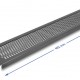 DELOCK κάλυμμα panel 67036 για 19"/2U rack, με αεραγωγούς, μαύρο