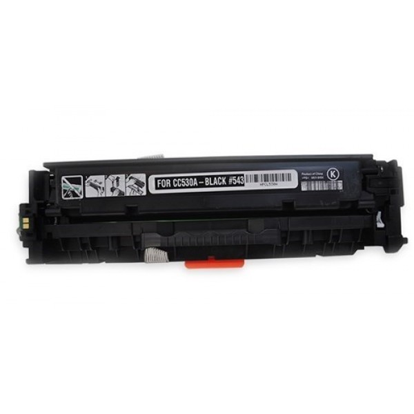 Συμβατό toner για HP CC530A/CF380X/CE410X, 12.5K, μαύρο - Tonner