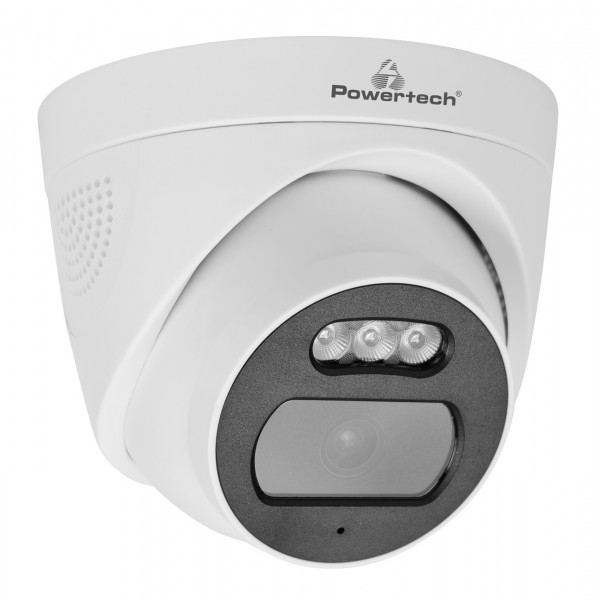 POWERTECH IP κάμερα PT-1237 με μικρόφωνο, 3.6mm, 4MP, PoE, IR 25m - IP Κάμερες