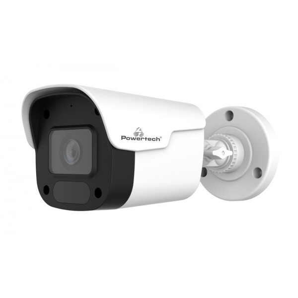 POWERTECH IP κάμερα PT-1234 με μικρόφωνο, 3.6mm, 2MP, PoE, IR 25m - IP Κάμερες