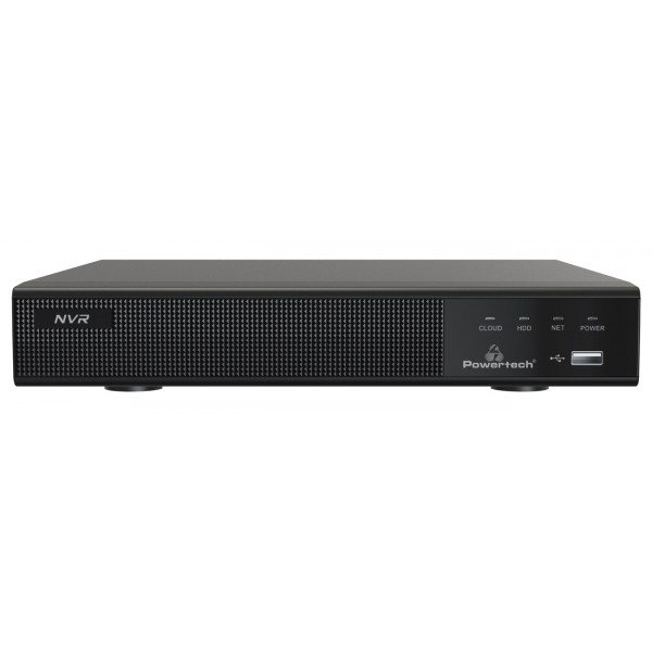 POWERTECH NVR καταγραφικό με 4 κάμερες PT-1233, 4K, 4MP, 9 κανάλια - Καταγραφικά Συστήματα