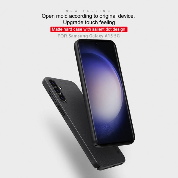 NILLKIN θήκη Super Frosted Shield για Samsung Galaxy A15 5G, κόκκινη - NILLKIN