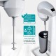 BRUNO Φραπεδιέρα επιτραπέζια BRN-0182 100W με δοχείο 450ml, λευκή-γκρι