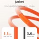 CABLETIME καλώδιο USB-C CT-CM240-ZSO2, 240W, 480Mbps, 2m, πορτοκαλί