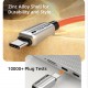 CABLETIME καλώδιο USB-C CT-CM240-ZSO2, 240W, 480Mbps, 2m, πορτοκαλί