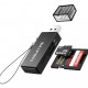 CABLETIME card reader CT-ASD3-PB για SD & micro SD, USB, 5Gbps, μαύρο