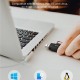 CABLETIME card reader CT-ASD3-PB για SD & micro SD, USB, 5Gbps, μαύρο