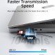 CABLETIME card reader CT-ACSD3-AG, SD/micro SD, USB/USB-C, 5Gbps, γκρι