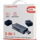 CABLETIME card reader CT-ACSD3-AG, SD/micro SD, USB/USB-C, 5Gbps, γκρι