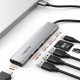 CABLETIME docking station CT-HBP2-AG7, 7 θυρών, USB-C, 4K, 100W, γκρι