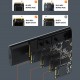 CABLETIME θήκη για M.2 NVMe/SATA SSD CT-SSD03-AG tool free, 10Gbps, γκρι