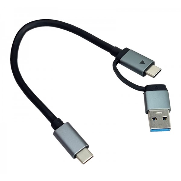 CABLETIME θήκη για M.2 NVMe/SATA SSD CT-SSD03-AG tool free, 10Gbps, γκρι