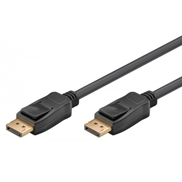 GOOBAY καλώδιο DisplayPort 65809 Certified, 8K/60Hz 32.4 Gbps, 2m, μαύρο - Εικόνα