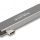 DELOCK USB hub 64274, 3x θυρών, 10Gbps, USB-C σύνδεση, γκρι