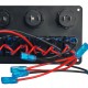 POWERTECH πάνελ σκαφών & οχημάτων PTL-020, πρίζα 12V/2x USB/6x διακόπτες