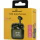 POWERTECH earphones με θήκη φόρτισης PT-1227, TWS, ENC, 30/480mAh, μαύρα