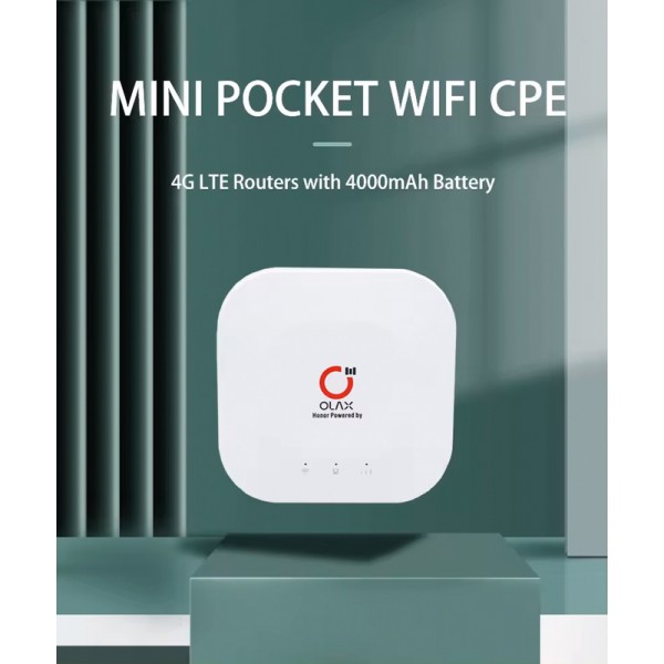 OLAX router MT30, 4G LTE, WiFi 150 Mbps, 4000mAh - Modem - Router